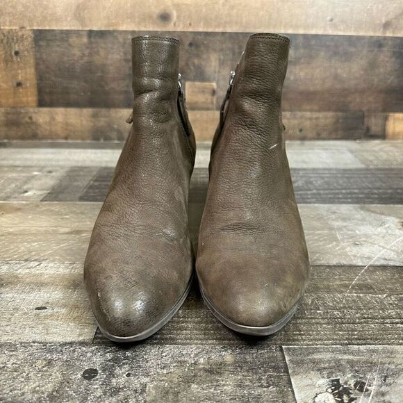 FRYE judith ankle booties womens size 10 brown suede - Picture 2 of 11